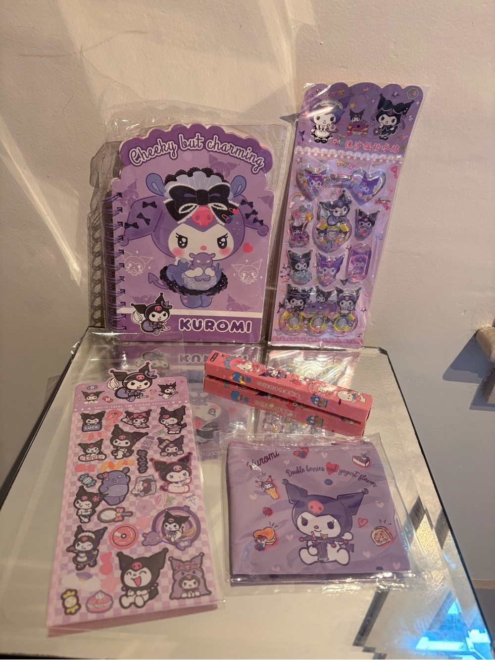 Cute Kuromi stationary bundle